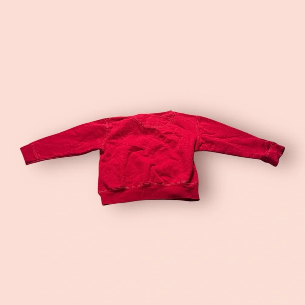 Toddler College Kids Red Fresno State Crewneck Sweatshirt Size 5/6T